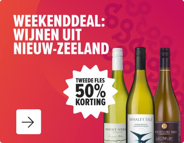 weekenddeal: wijnen uit nieuw zeeland tweede fles 50% korting